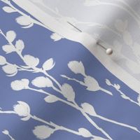 Pussy Willow | Soft Country Blue + White