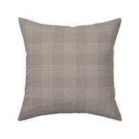 Crossover Plaid Dark small: Warm Gray & Cream Plaid 