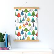 Christmas Tree Whimsy DIY Fat Qtr Tea Towel