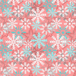 Snowflakes (pink)