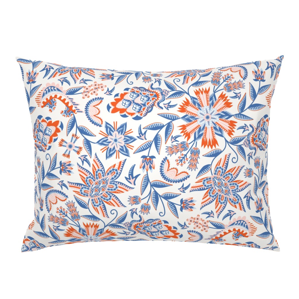 Coromandel Coast Chintz // Orange