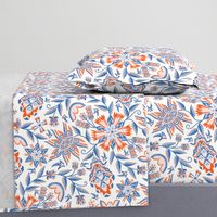 Coromandel Coast Chintz // Orange