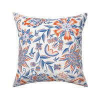 Coromandel Coast Chintz // Orange