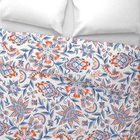 Coromandel Coast Chintz // Orange JUMBO