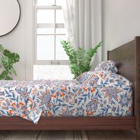 Coromandel Coast Chintz // Orange JUMBO