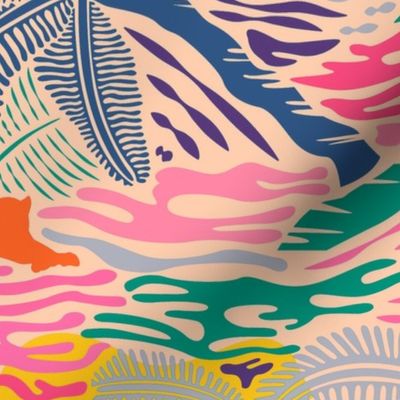 Jungle Magic / Colorful Crayon - Big Scale