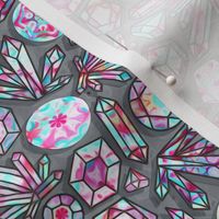 Kaleidoscope Crystals - Grey (Small Version)