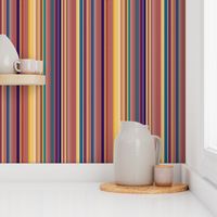 Serape Stripe-Muted Jewel Tones