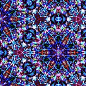 Gothic Stained Glass Mandala