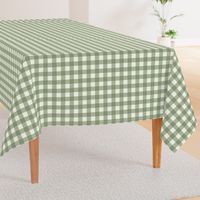 Gingham Sage Green