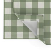 Gingham Sage Green