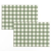 Gingham Sage Green