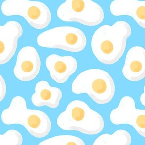 Fried Eggs Blue