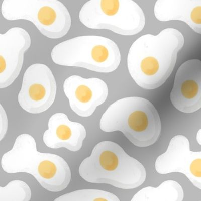 Fried Eggs Grey