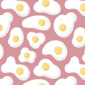 Fried Eggs Red Taupe