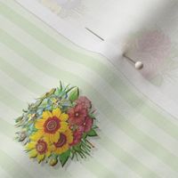 BOUQUET ARRAY STRIPE (GREEN)