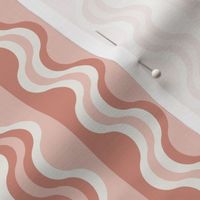 Sea Shell Waves in coral pink