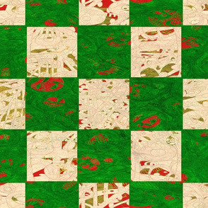 Christmas Festival: Floating Checker Squares