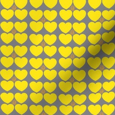 Hearts of Sunshine in Yellow