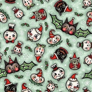 Spooky Christmas Scatter Small