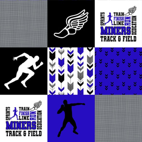 Miners//Track & Field - Wholecloth Cheater Quilt