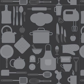 Seamless Classic Kitchen - Grey