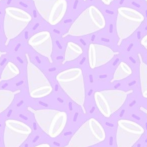 Menstrual Cups Purple Lavender