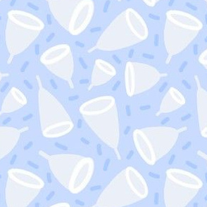 Menstrual Cups Blue