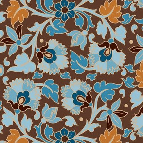 Taj-Brown & Blue-Large