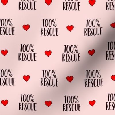 100 Percent Rescue Pink