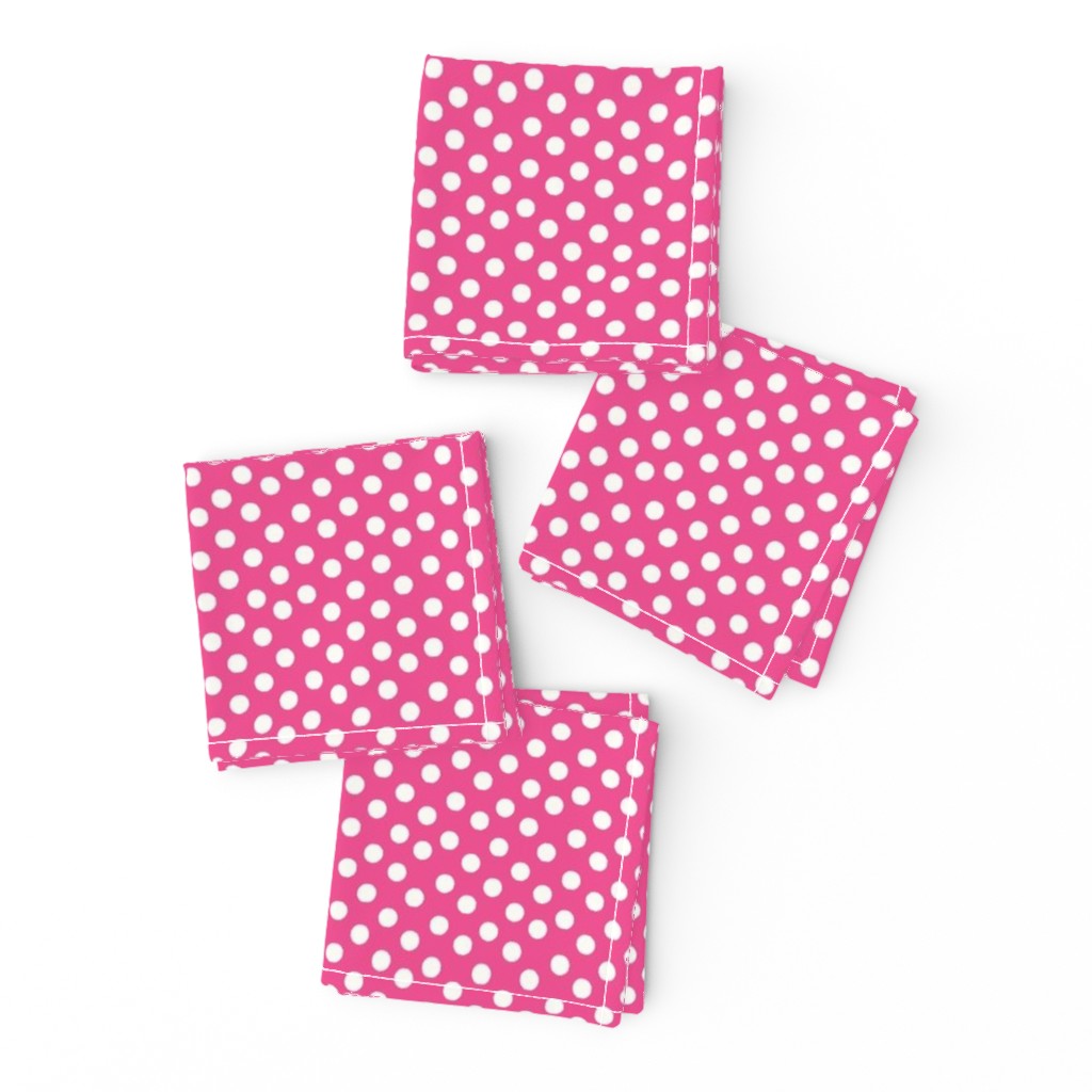 Pretty Polka Dots in Hot Pink