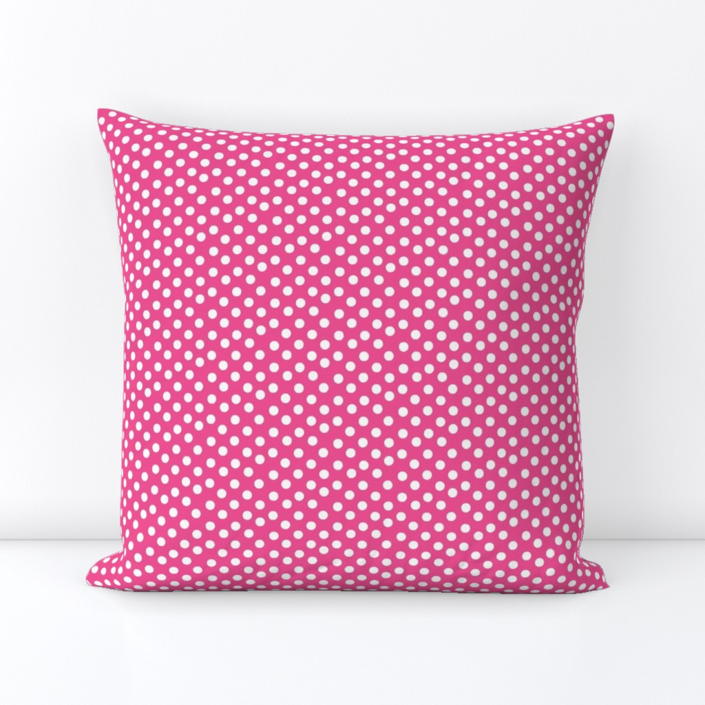 Pretty Polka Dots in Hot Pink