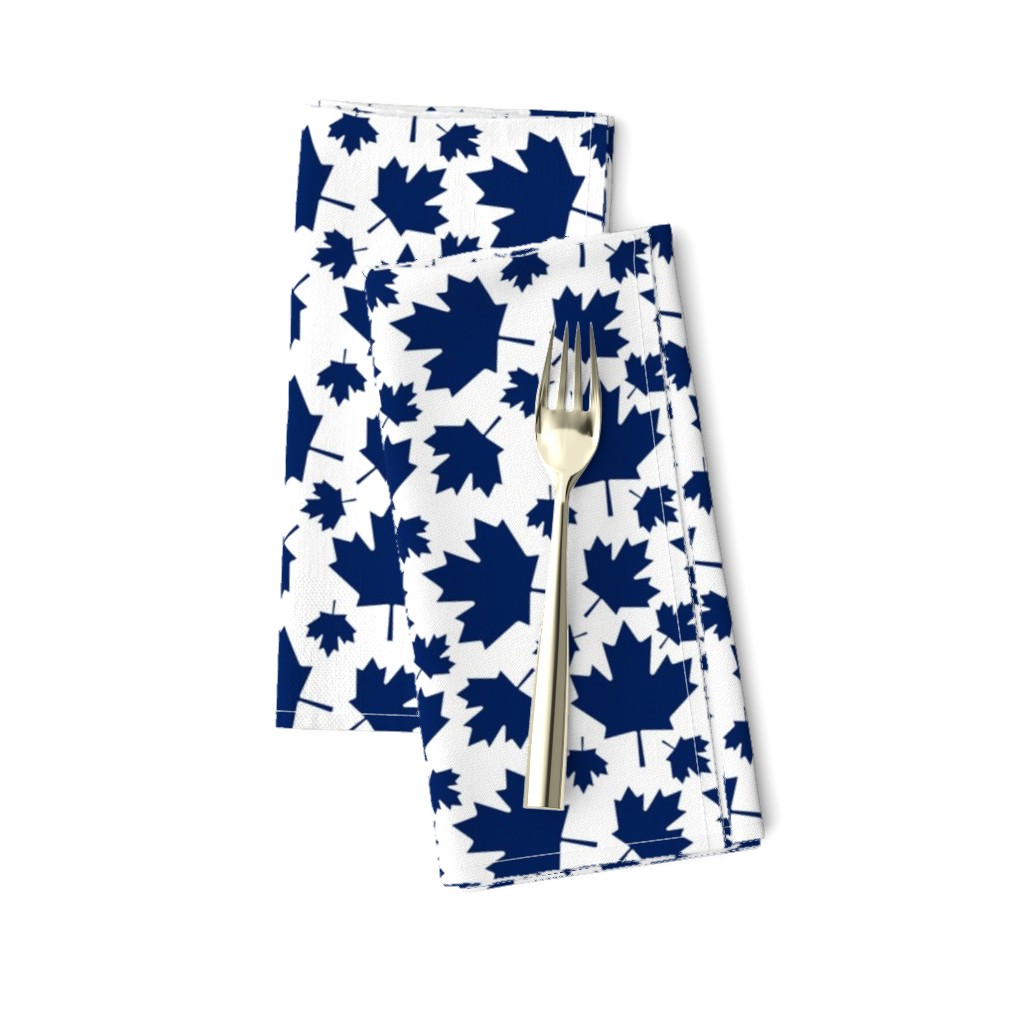 Maple Leafs Leaves Blue White