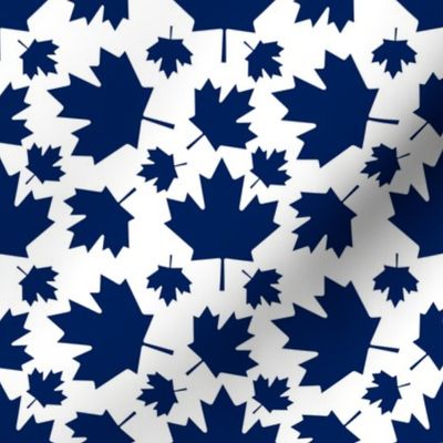 Maple Leafs Leaves Blue White