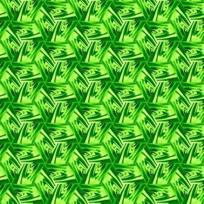 Quilting in Green Design No. 6