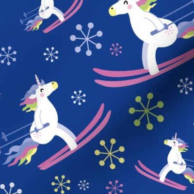 unicorn skiing