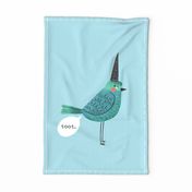 Birds With Atti- Toot Tea Towel