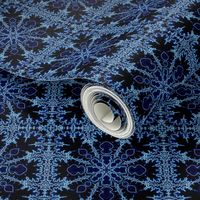 fractal lace in blue