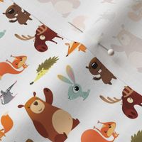 Cute Cartoon Forest Animals (Micro Size)