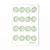 Kiwi - Placement Tea Towel