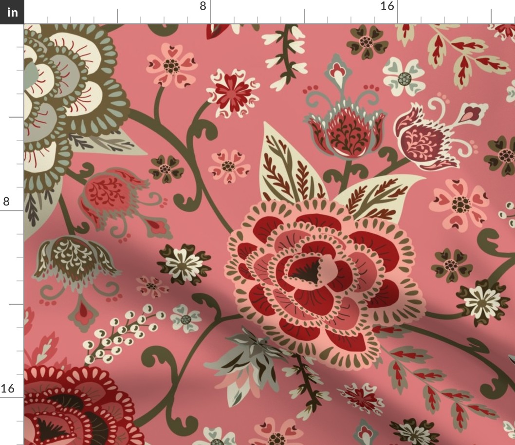 Classic Chintz - Rose - Large