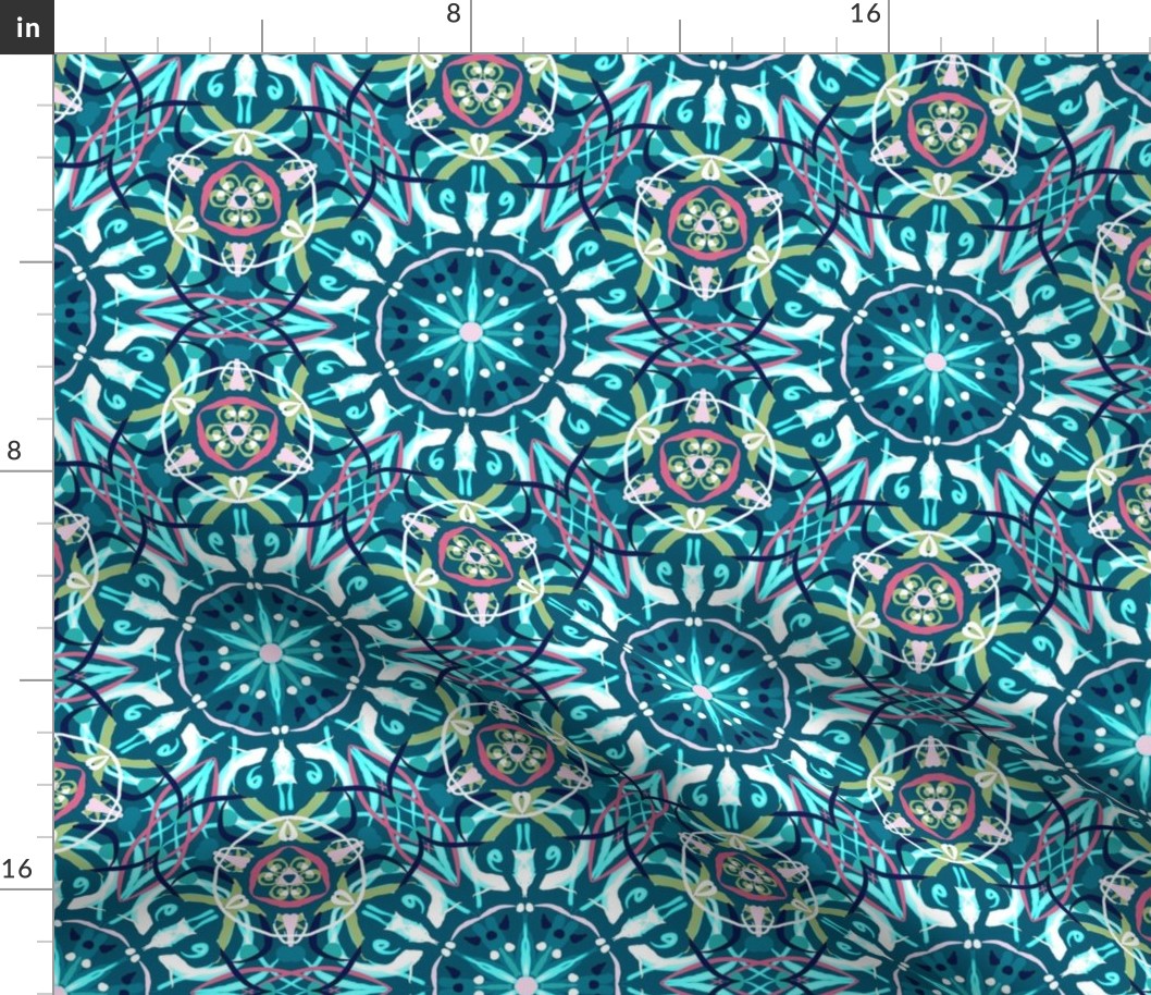 Kaleidoscope Teal