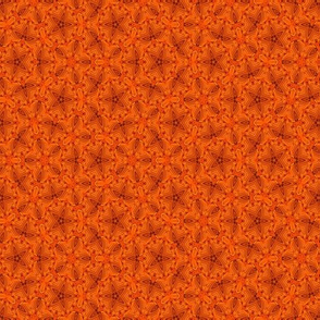 Quilting in Orange Design No 6