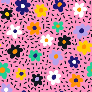 Flower Fun - Large Scale Pink