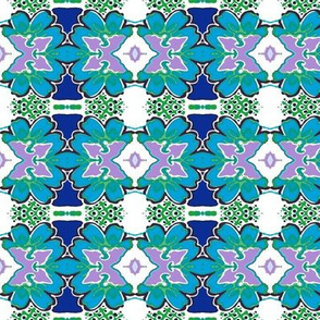 Bohemian Kaleidoscope flower pattern