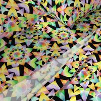 Rainbow Kaleidoscope Mandala
