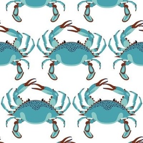 Blue Crab Jubilee // MEDIUM WHITE