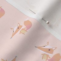 Pastel Pink Baby Fox (Mini Size)