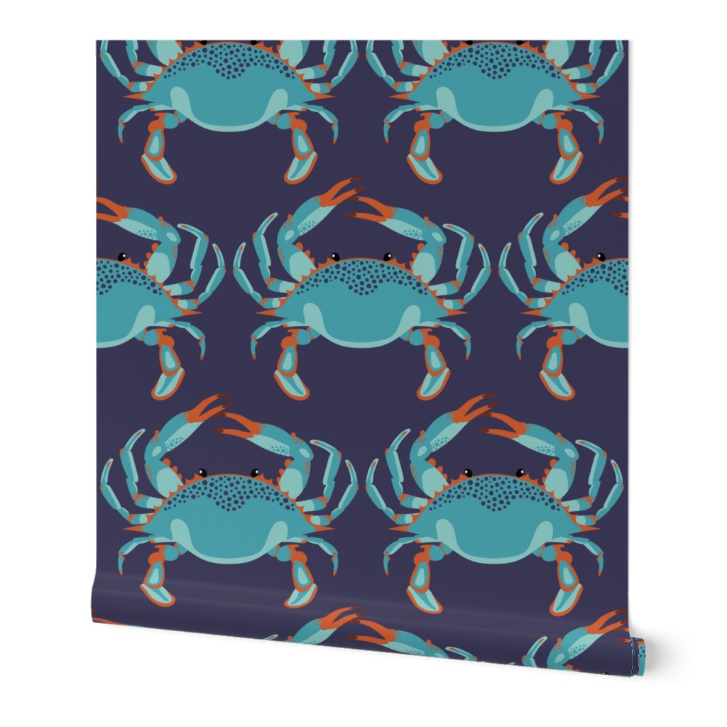 Blue Crab Jubilee // JUMBO NAVY