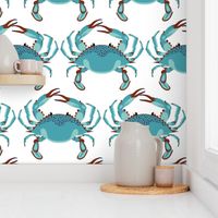 Blue Crab Jubilee // JUMBO WHITE